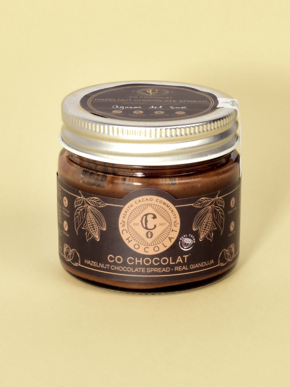 Hazelnut Gianduja Spread - Co Chocolat - Finally, Truly Healthy Chocolates