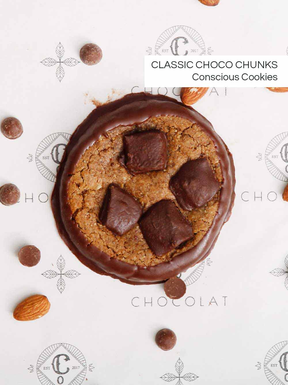 Conscious Cookies - Vegan, GF, Cane Sugar-free - Co Chocolat - Finally, Truly Healthy Chocolates