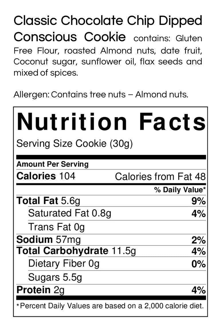 Conscious Cookies - Vegan, GF, Cane Sugar-free - Co Chocolat - Finally, Truly Healthy Chocolates