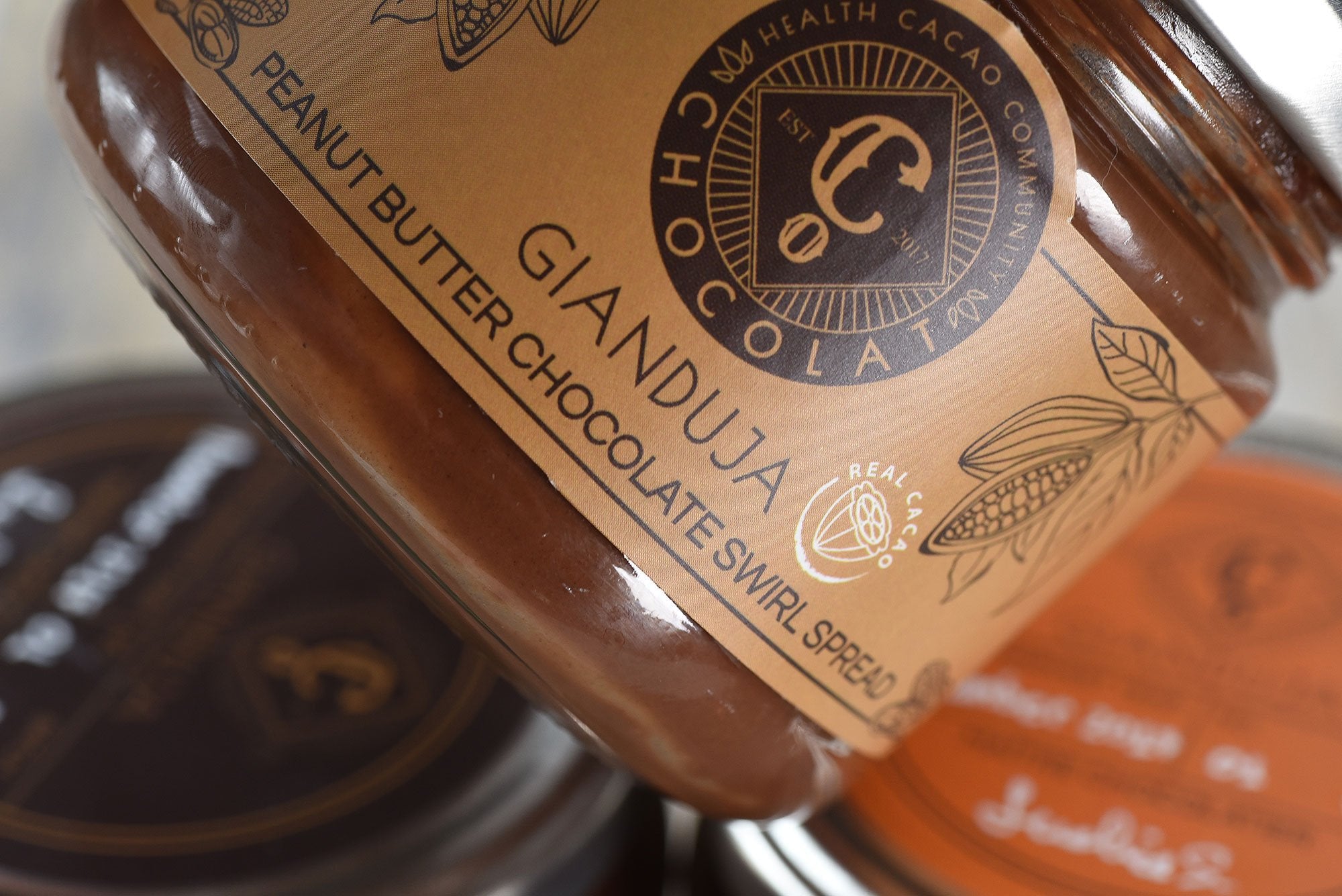 Peanut Butter Chocolate Swirl Gianduja Spread - Co Chocolat - Finally, Truly Healthy Chocolates