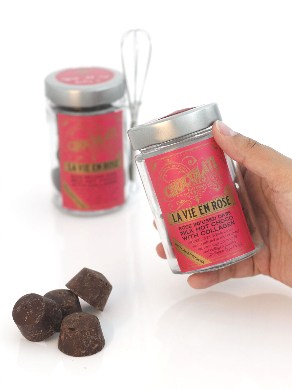 La Vie En Rose - Gluten-Free, Soy-Free with Collagen - 100g - NEW! - Co Chocolat - Finally, Truly Healthy Chocolates