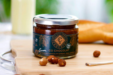 Green Hazelnut Gianduja Spread (Vegan, Cane Sugar-Free, Gluten-free) - Co Chocolat - Finally, Truly Healthy Chocolates