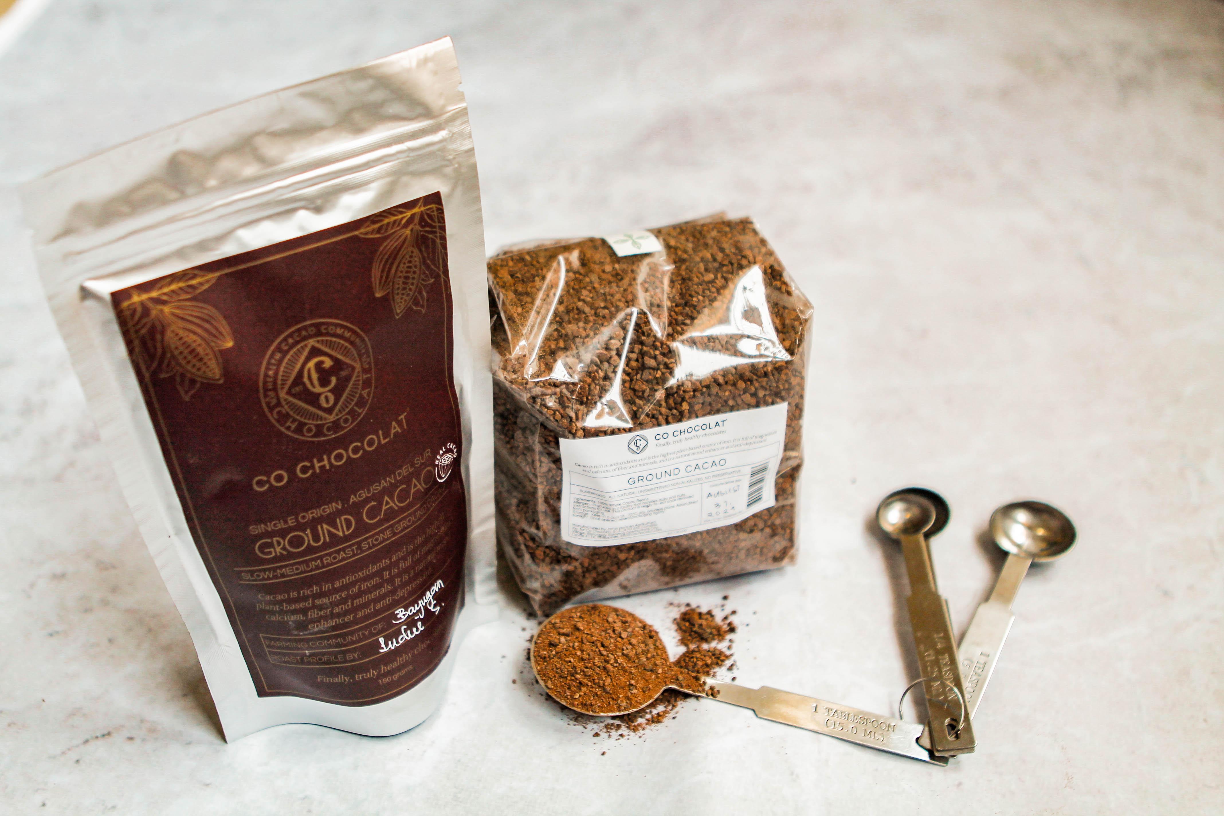 Ground Cacao - Gluten Free, Vegan, Sugar-Free, Nut-Free - Co Chocolat - Finally, Truly Healthy Chocolates