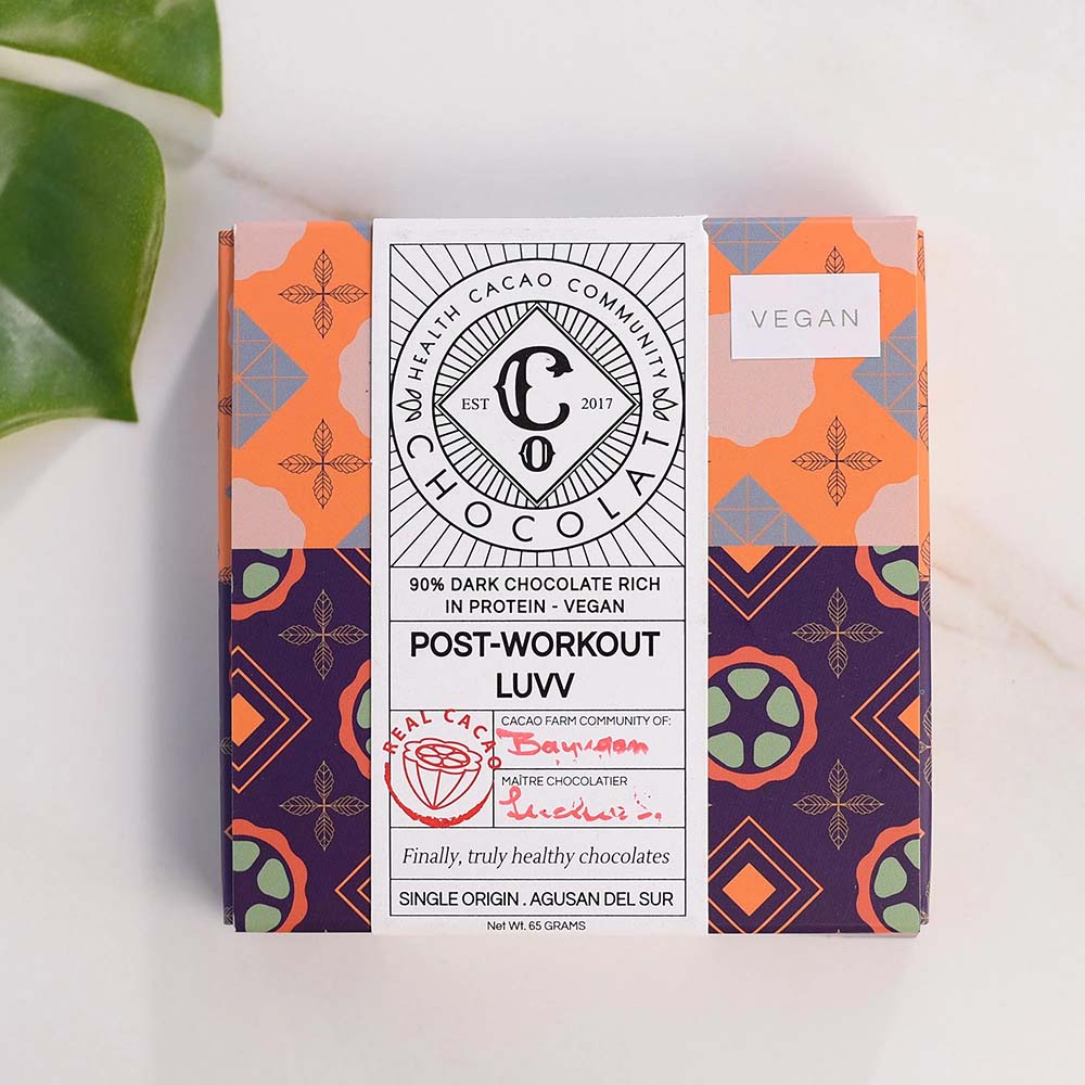 Post Workout Luvv - Co Chocolat - Finally, Truly Healthy Chocolates