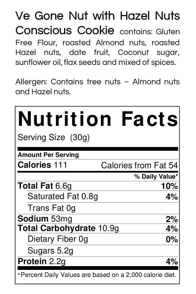 Conscious Cookies - Vegan, GF, Cane Sugar-free - Co Chocolat - Finally, Truly Healthy Chocolates