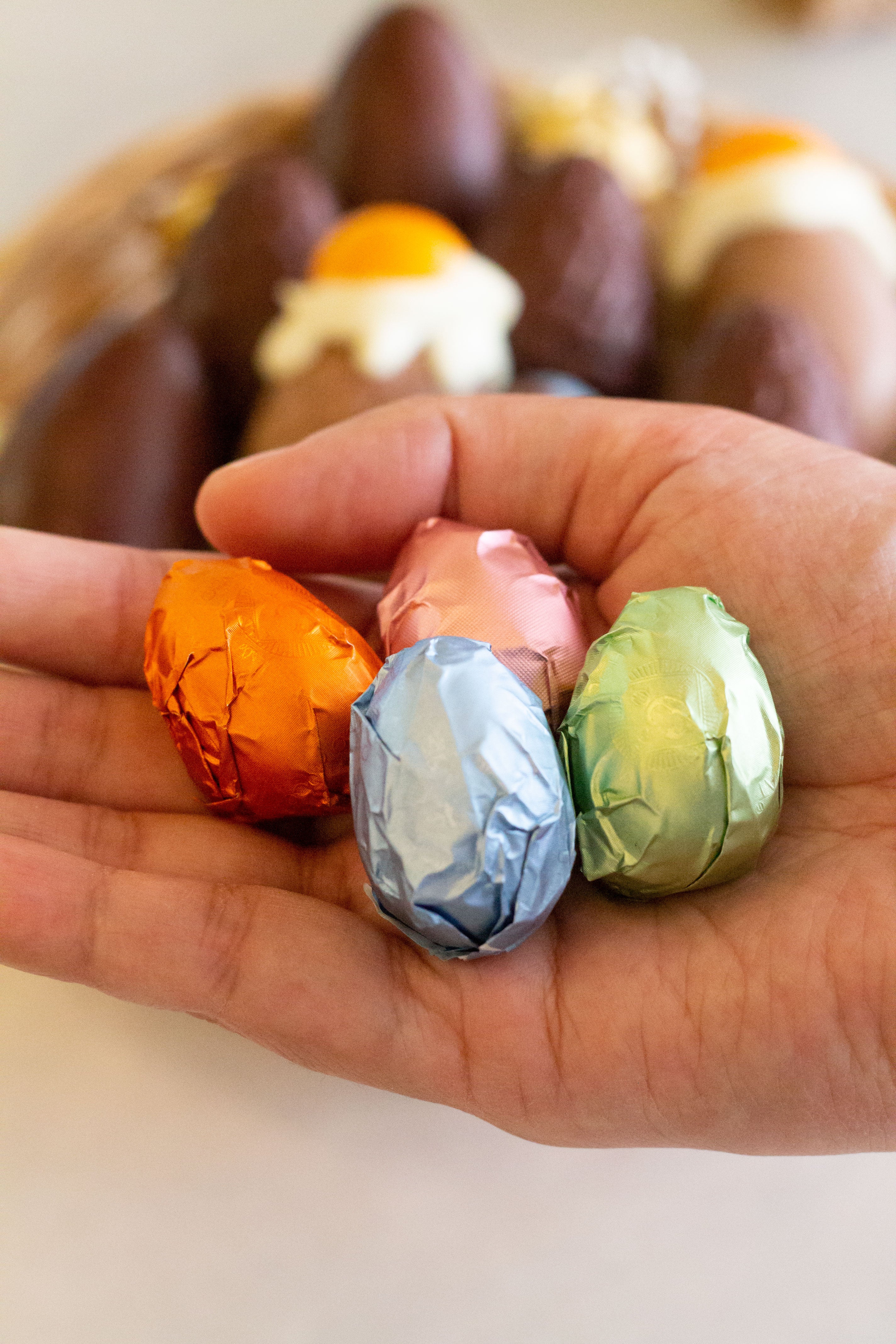 Small Easter Eggs packs at 60% High On Happy Chocolate, Vegan, Cane Sugar-Free and Gluten-Free - Co Chocolat - Finally, Truly Healthy Chocolates