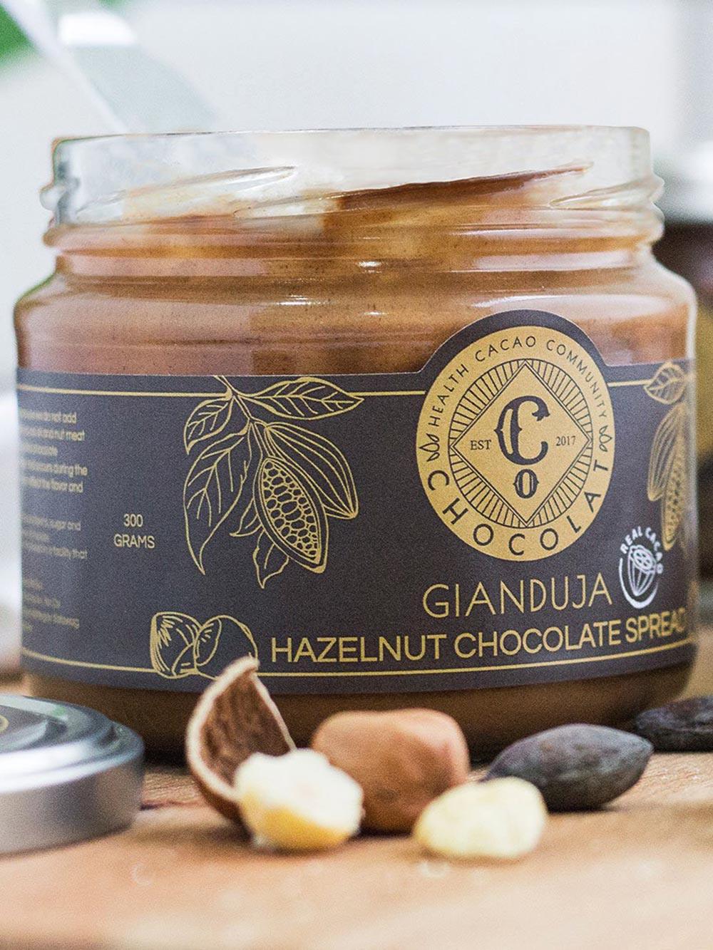 Hazelnut Gianduja Spread - Co Chocolat - Finally, Truly Healthy Chocolates