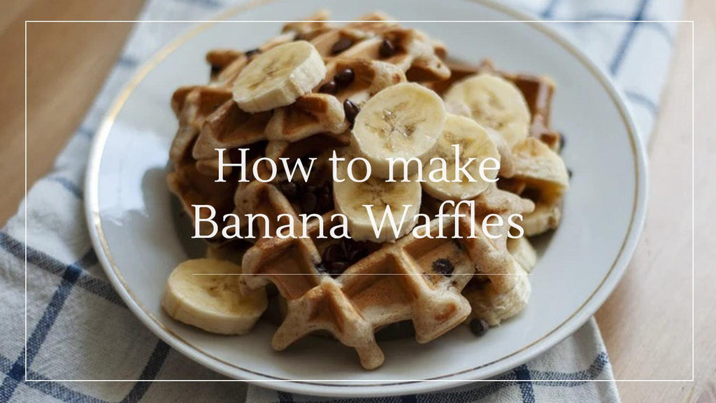 Recipe: Banana Waffle with Healthy Chocolate Syrup