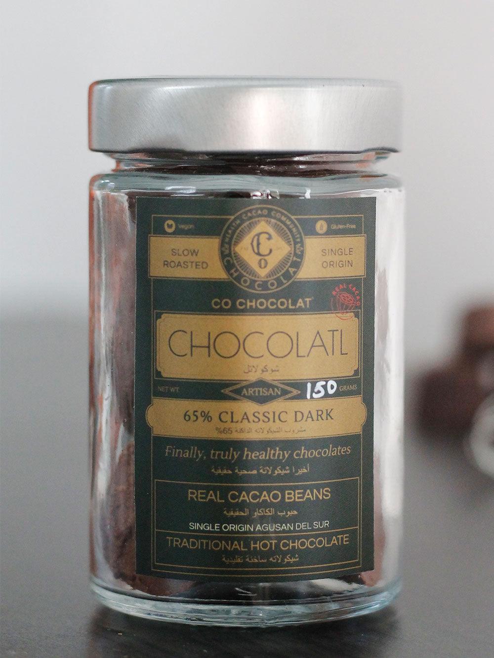 65% Classic Dark Hot Chocolate -  Vegan, Gluten-Free, Nut-free