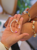 Beaded Crafts:  Bracelet and Keychain -Making Workshop - For 2 people or more
