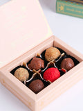 Indulgent Truffles in Mini Art Deco Box