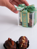 Cube with Two Premium Medjoul Dates