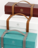 Luminous  Trove Box - Classic White and Brown