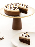 Three-Kinds Chocolate Mousse Cake - Refined Sugar-Free, Gluten-Free, Nut-Free